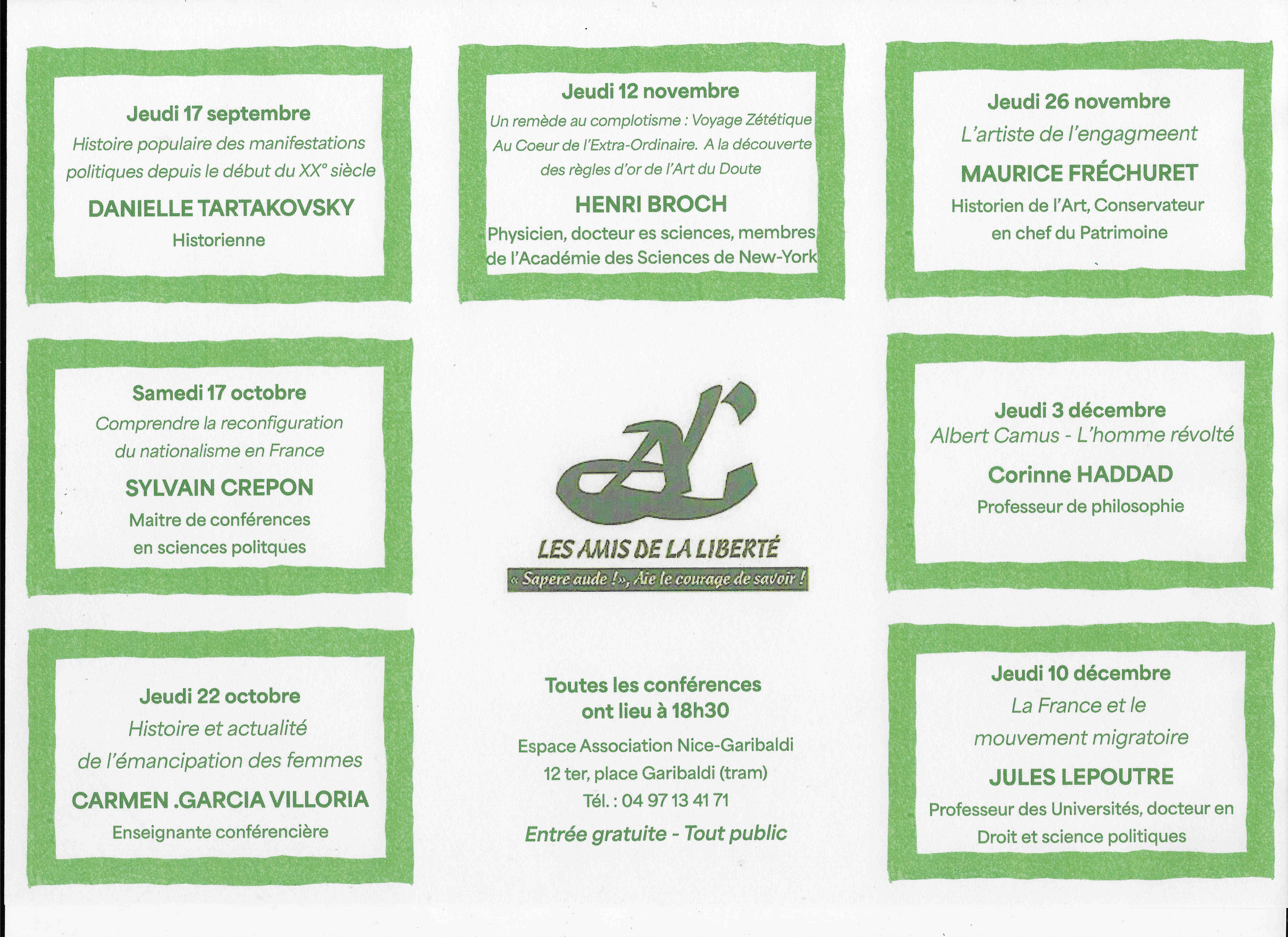 programme 2eme semestre