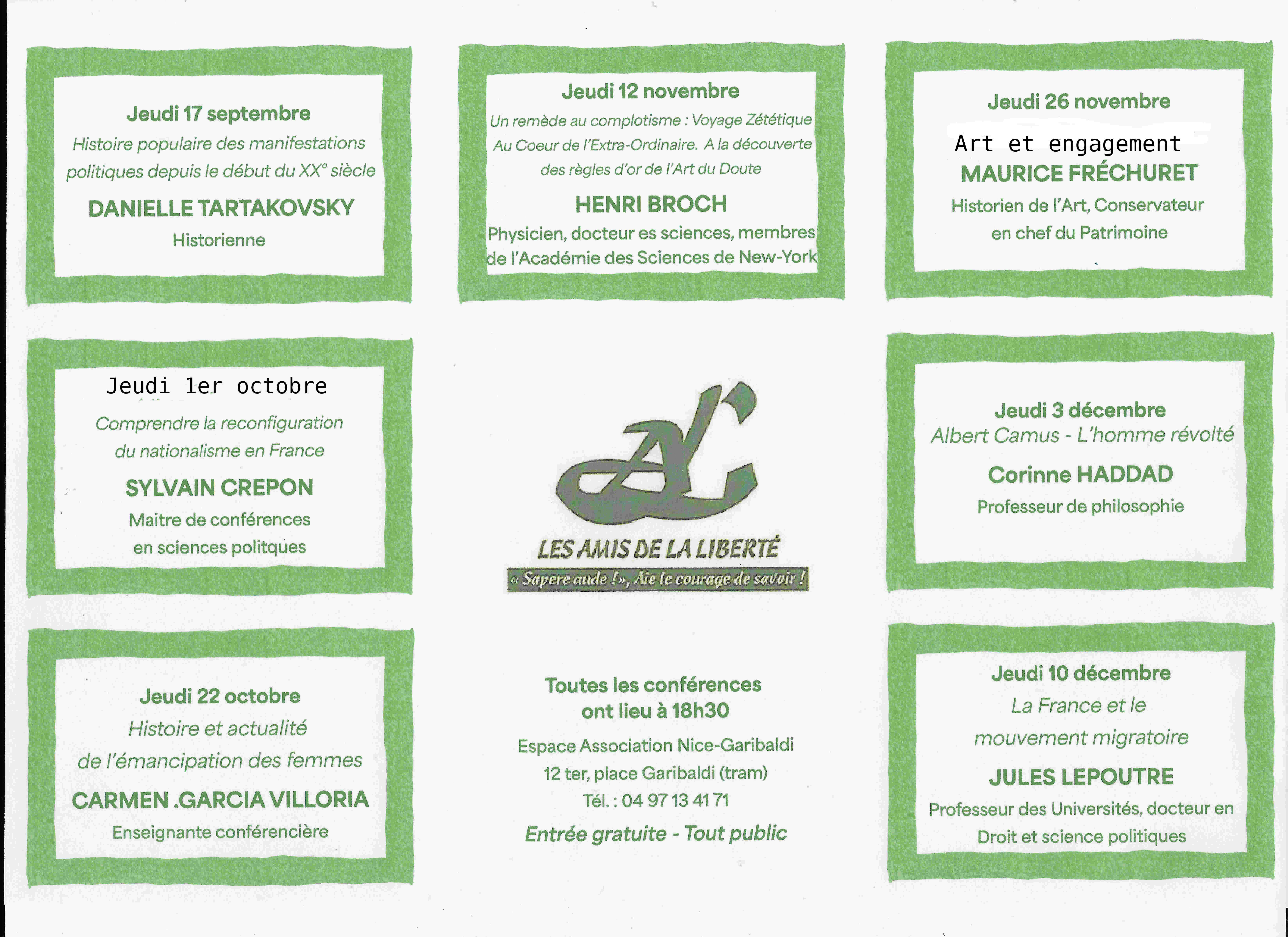 programme 2eme semestre